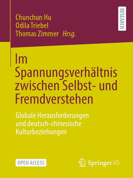 Title details for Im Spannungsverhältnis zwischen Selbst- und Fremdverstehen by Chunchun Hu - Available